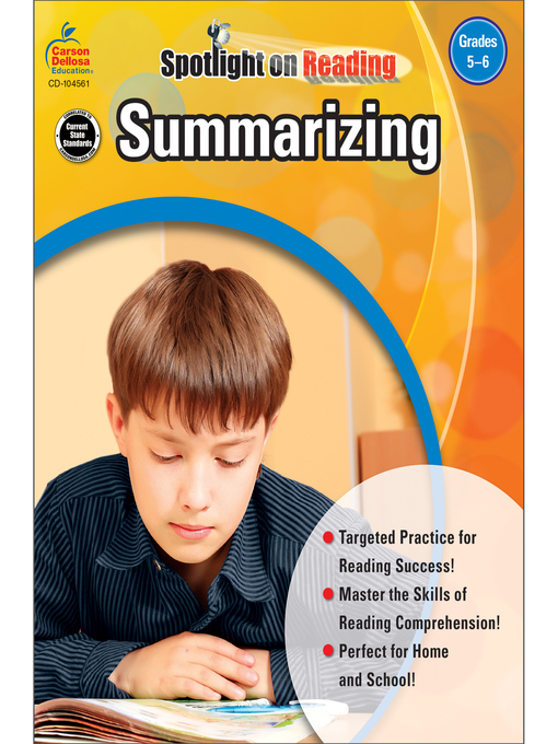 Title details for Summarizing, Grades 5 - 6 by Frank Schaffer Publications - Available